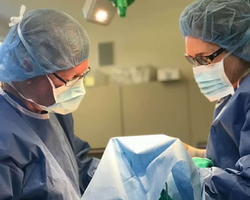 Dr. Willard in surgery